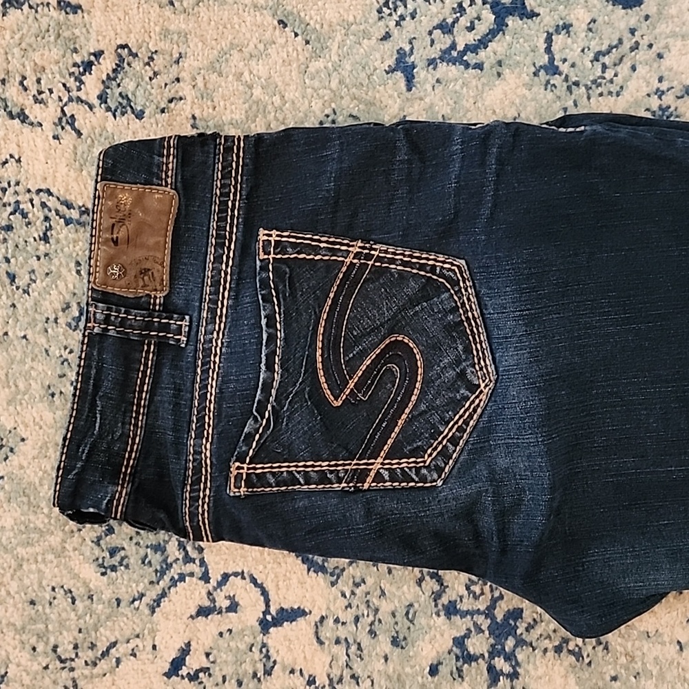 Silver Suki mid-straight jeans